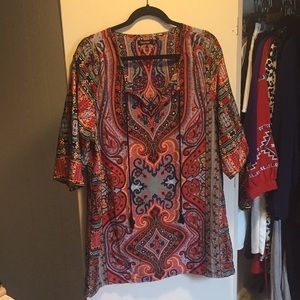 Boohoo Paisley Shift Dress